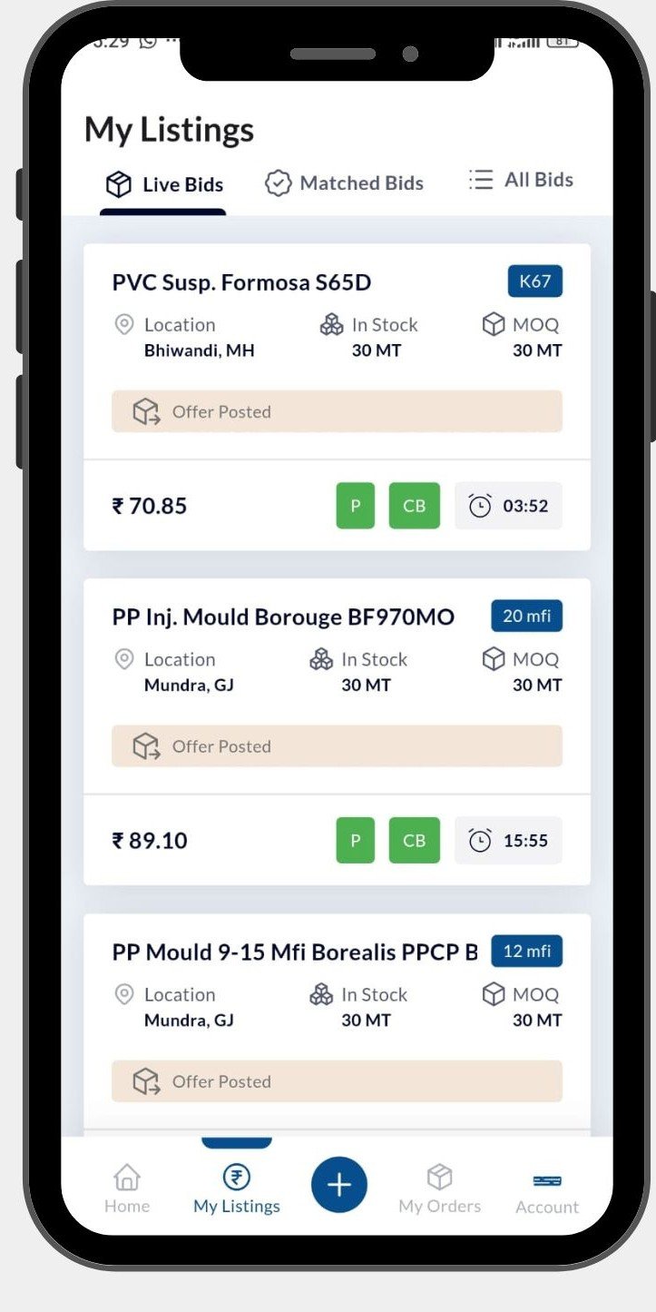 BSB Fortrade App My Listings